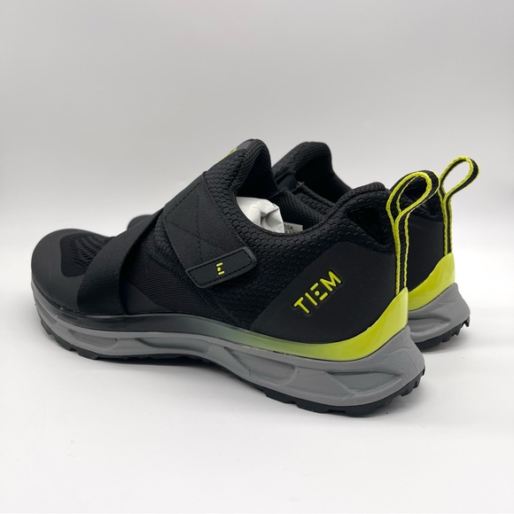 Tiem Men's Cycling Slipstream Black Citron SPD Cleats Sneakers Brand New US 9 - Picture 7 of 16